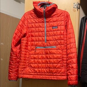 Patagonia Bright Red Quilted Pullover